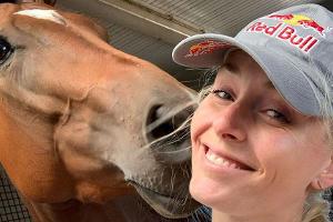 Findet Trost bei Pferden: Lindsay Vonn