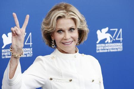 Jane Fonda hält Wort
