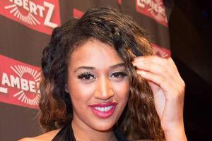 Sarah Joelle Jahnel bei einem Auftritt in Köln