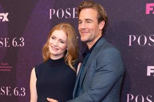 Schauspieler James Van Der Beek und seine Frau Kimberly 2018 in New York