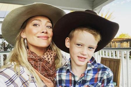 Hilary Duff und Sohn Luca beim 