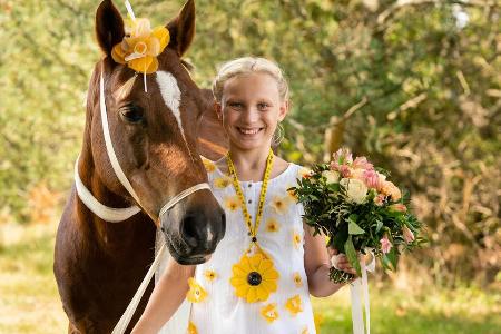 Helena Zengel in ihrer Rolle als Milla im ZDF-Film 