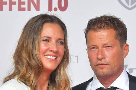 Dana und Til Schweiger bei einem Auftritt in Berlin