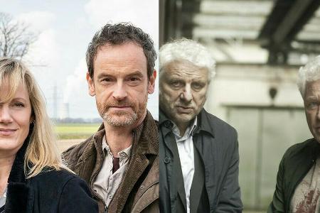 Die Kommissare aus Dortmund - Peter Faber (Jörg Hartmann), Martina Bönisch (Anna Schudt) (l.) - und München - Franz Leitmayr...