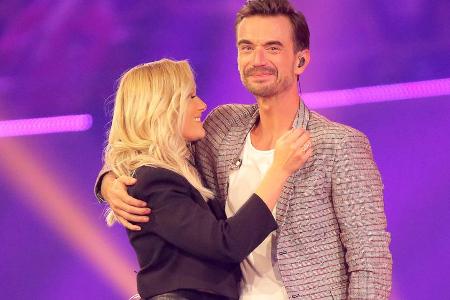 Florian Silbereisen und Helene Fischer in der Live-Sendung 