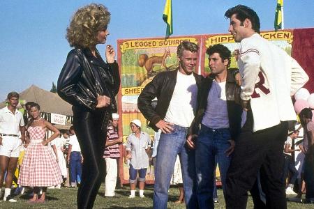 Olivia Newton-John und John Travolta in 
