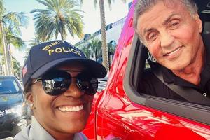 "Rambo"-Darsteller Sylvester Stallone wurde von der Polizei beim Falschparken erwischt