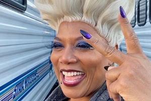 Queen Latifah mit Ursula-Perücke