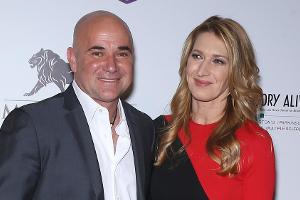 Stolze Eltern: Andre Agassi und Steffi Graf