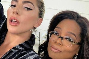 Lady Gaga (li.) und Oprah Winfrey verstehen sich offenbar blendend