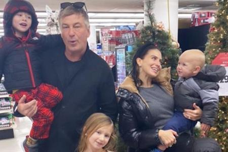 Familie Baldwins Besuch im Supermarkt