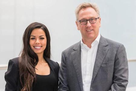 Fernanda Brandao mit Heinrich Deichmann beim Förderpreis