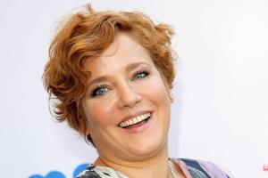 Muriel Baumeister bei einem Auftritt in Berlin