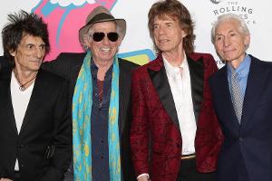 Ronnie Wood, Keith Richards, Mick Jagger und Charlie Watts (v.l.) von den Rolling Stones