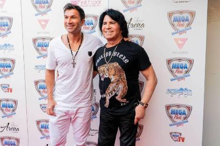 Lucas und Costa Cordalis bei einer Veranstaltung im Mai 2018