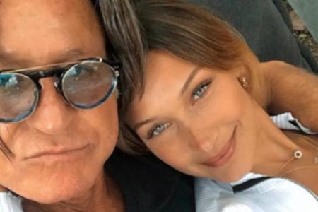 Bella Hadid kuschelt mit Papa Mohamed