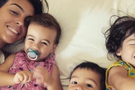 Diesen Schnappschuss mit den Kids postete Georgina Rodriguez