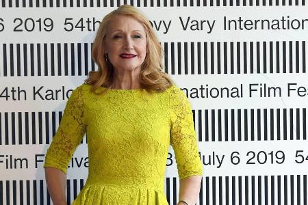 Schauspielerin Patricia Clarkson bringt das tschechische Karlsbad mit ihrem Auftritt zum Strahlen