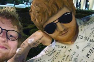 Ed Sheeran freut sich offenbar über seine Statue