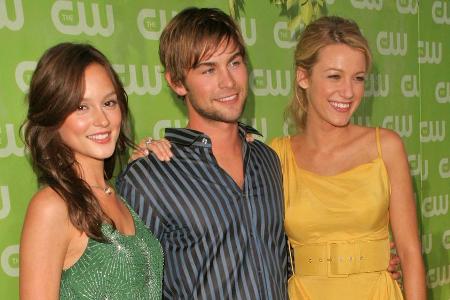 Leighton Meester (v.l.), Chace Crawford und Blake Lively spielten u.a. in 