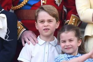 Eingespieltes Team: Prinz George mit seiner Schwester, Prinzessin Charlotte