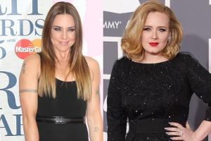 Werden Melanie C (li.) und Adele (re.) nun heimliche Fitness-Kumpaninnen?