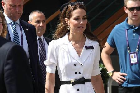 Herzogin Kate macht bei ihrem Auftritt in Wimbledon eine gute Figur