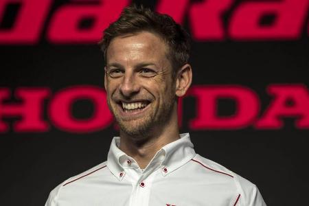 Der britische Rennfahrer Jenson Button ist Vater geworden