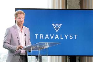 Prinz Harry bei der offiziellen Präsentation von "Travalyst"