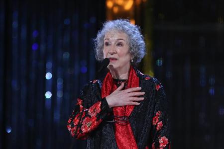 Margaret Atwood bei einem Auftritt in Toronto