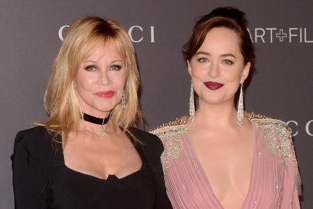 Melanie Griffith und ihre Tochter Dakota Johnson bei einer Gala in New York