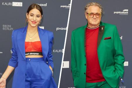 Almila Bagriacik und Michael Brandner sorgten beim diesjährigen Deutschen Schauspielpreis für farbige Hingucker