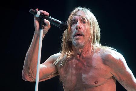 Iggy Pop gibt auf der Bühne immer alles