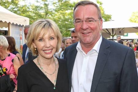 Doris Schröder-Köpf mit Boris Pistorius bei einem Event in Berlin