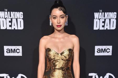 Schauspielerin Christian Serratos bei der Premiere der zehnten 