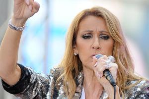 Céline Dion während eines Auftritts in New York