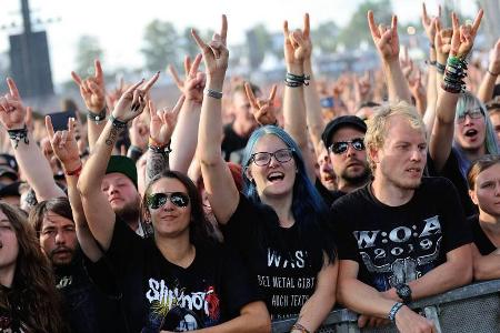 Besucher auf dem Wacken Open Air 2019