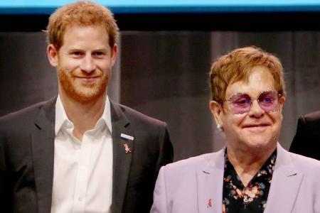 Prinz Harry (links) und Elton John sind gut befreundet