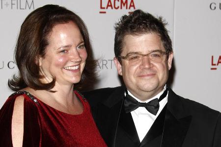 Michelle McNamara und Patton Oswalt bei einem Auftritt in Los Angeles