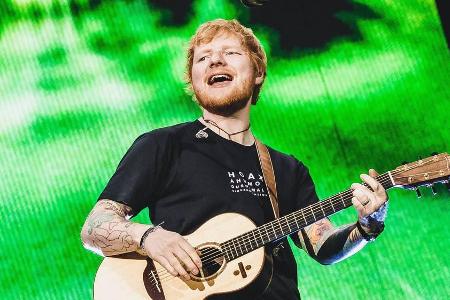 Ed Sheeran bei einem Konzert in Klagenfurt im Wörthersee Stadion