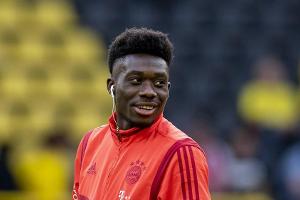 Scheint musikalisches Talent zu haben: Alphonso Davies vom FC Bayern München