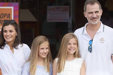 Nein, Prinzessin Leonor und Prinzessin Sofia sind keine Zwillinge