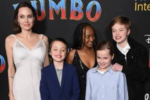 Angelina Jolies Kinder sind mit ihrer neuen Rolle zufrieden