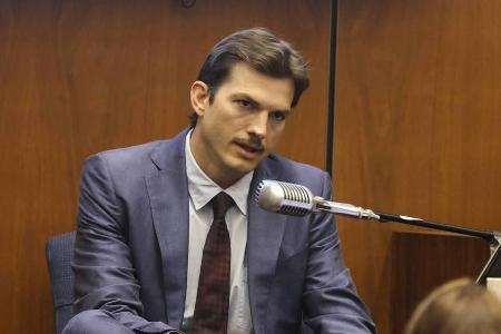Ashton Kutcher im Zeugenstand in Los Angeles