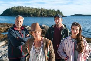 "Harrys Insel": Der Aussteiger Harry Stockowski (Wolfgang Stumph) mit der raubeinigen Susan Bennett (Katrin Sass), ihrem Soh...