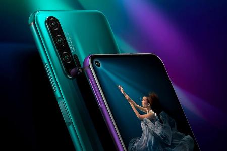 Das Honor 20 Pro in den Farbvarianten 