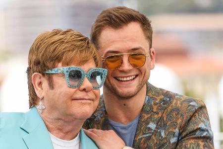 Taron Egerton (re.) führt die Zusammenarbeit mit Elton John fort