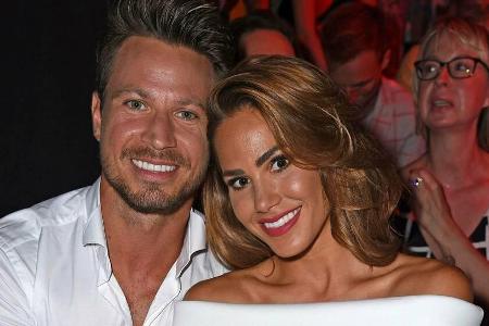 Angelina Heger mit ihrem Partner Sebastian Pannek