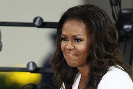 Michelle Obama steht Greta Thunberg bei