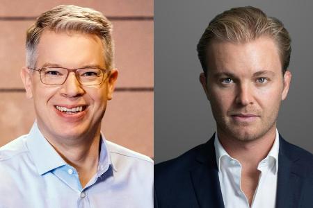 Frank Thelen (li.) hat Nico Rosberg 